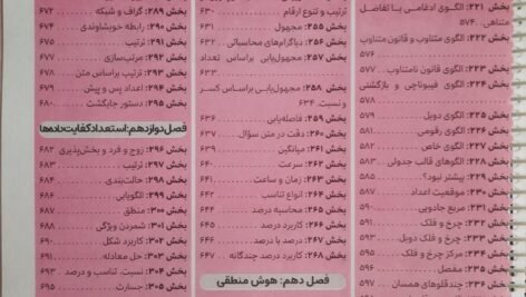 دانلود کتاب هوش ET فرازمینی ویژه قبولی در آزمون تیزهوشان هشتم و نهم علی قصاب ۹۱۸ صفحه