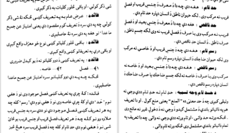 دانلود کتاب الحواشی پستو ایساغوجی شرح مفتی عطاالرحمن ملتانی ۲۲۷ صفحه