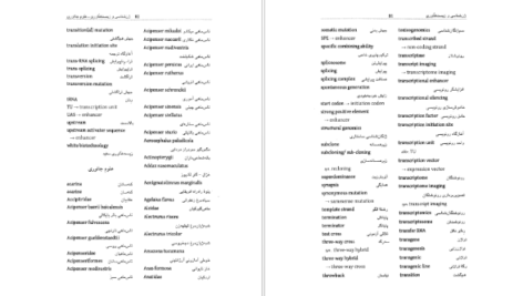 دانلود کتاب هزار واژه زیست شناسی ۱ فرهنگستان زبان و ادب فارسی ۳۹۵ صفحه