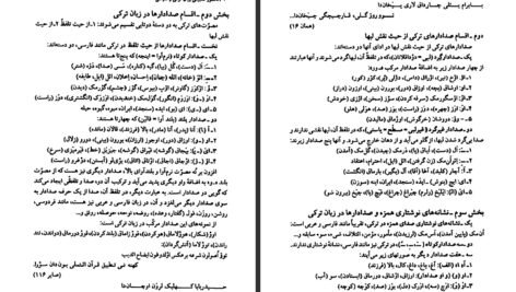 دانلود کتاب دستور تطبیقی زبان ترکی و فارسی حسن احمدی گیوی ۶۱۹ صفحه
